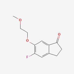 5-Fluoro-6-(2-methoxy-ethoxy)-indan-1-one