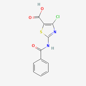 2-Benzoylamino-4-chlorothiazole-5-carboxylic Acid