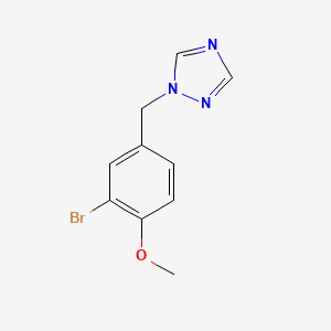 1-(3-Bromo-4-methoxy-benzyl)-1H-[1,2,4]triazole