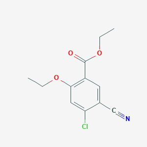 4-Chloro-5-cyano-2-ethoxy-benzoic acid ethyl ester