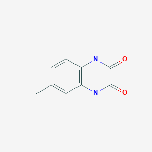 molecular formula C11H12N2O2 B8318191 1,4,6-Trimethyl-1,4-dihydro-quinoxaline-2,3-dione 