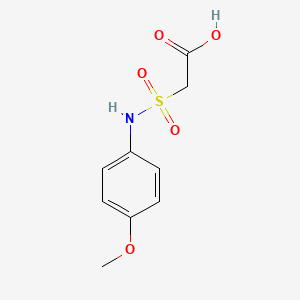 4-Methoxyanilinosulfonyl acetic acid