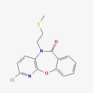 2-Chloro-5-(methylthioethyl)-pyrido(2,3-b)(1,4)benzoxazepin-6(5H)-one