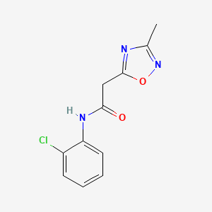 N-(2-chloro-phenyl)-3-methyl-1,2,4-oxadiazol-5-yl-acetamide