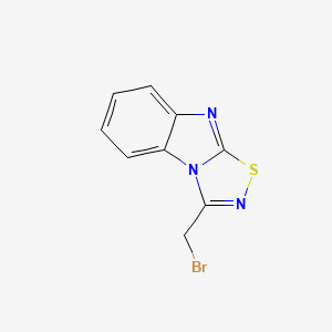 molecular formula C9H6BrN3S B8318291 3-Bromomethyl-1,2,4-thiadiazolo[4,5-a]benzimidazole 