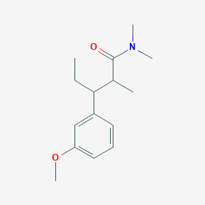 Benzenepropanamide, beta-ethyl-3-methoxy-N,N,alpha-trimethyl-