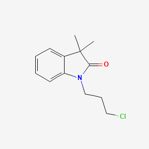 1-(3-Chloropropyl)-3,3-dimethylindolin-2-one