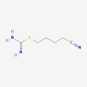 4-Cyanobutyl carbamimidothioate