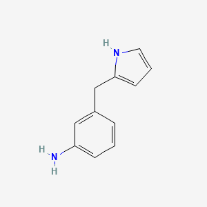 molecular formula C11H12N2 B8318481 2-(3'-Aminobenzyl)pyrrole 
