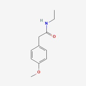 molecular formula C11H15NO2 B8318551 N-ethyl-2-(4-methoxy-phenyl)-acetamide 