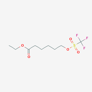 Ethyl 6-(trifluoromethylsulfonyloxy)hexanoate