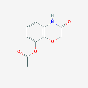 8-acetoxy-3-oxo-3,4-dihydro-2H-1,4-benzoxazine