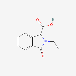 2-Ethyl-3-oxo-2,3-dihydro-1H-isoindole-1-carboxylic acid