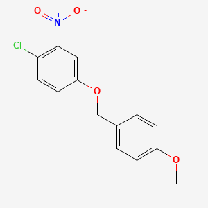 1-Chloro-4-(4-methoxy-benzyloxy)-2-nitro-benzene