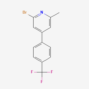 2-Bromo-6-methyl-4-(4-trifluoromethyl-phenyl)-pyridine