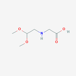 molecular formula C6H13NO4 B8318815 2,2-Dimethoxyethyl glycine 