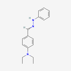 molecular formula C17H21N3 B8318823 4-Diethylaminobenzaldehyde phenylhydrazone 