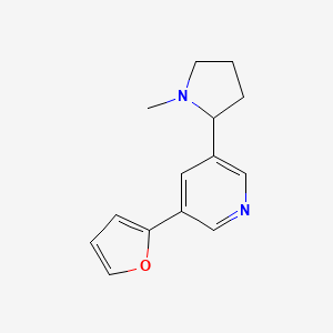 5-(Furanyl)-3-(1-methyl-2-pyrrolidinyl)pyridine