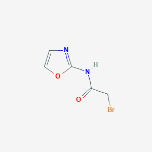 molecular formula C5H5BrN2O2 B8318924 2-Bromo-N-oxazol-2-yl-acetamide 