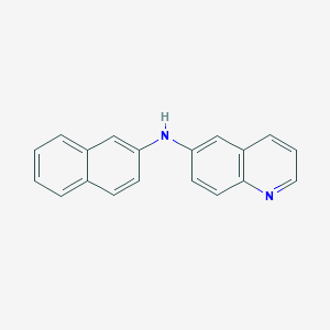 molecular formula C19H14N2 B8318965 N-2-naphthylquinolin-6-amine 
