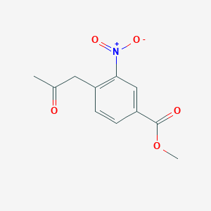 Methyl 4-(2-oxopropyl)-3-nitrobenzoate