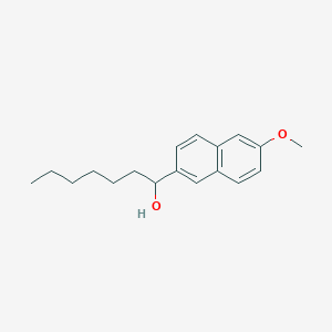 1-(6-Methoxy-2-naphthyl)heptan-1-ol