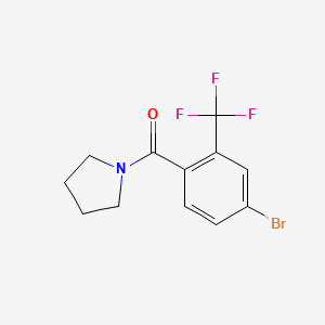 4-Bromo-2-(trifluoromethyl)benzoyl pyrrolidine