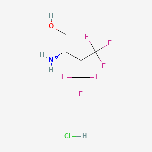 (2S)-2-amino-4,4,4-trifluoro-3-(trifluoromethyl)butan-1-ol hydrochloride