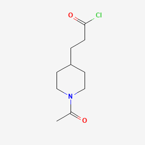 3-(1-Acetyl-4-piperidinyl)propionyl chloride