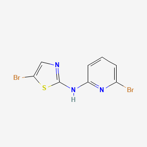 molecular formula C8H5Br2N3S B8319108 6-Bromo-n-(5-bromo-2-thiazolyl)pyridin-2-amine 