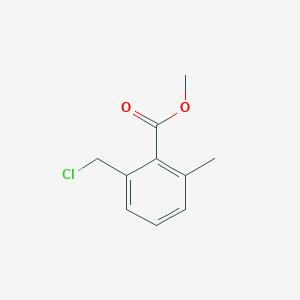 molecular formula C10H11ClO2 B8319349 Methyl 2-chloromethyl-6-methylbenzoate 