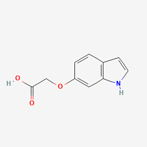 molecular formula C10H9NO3 B8319361 (1-H-indole-6-yloxy)-acetic acid 