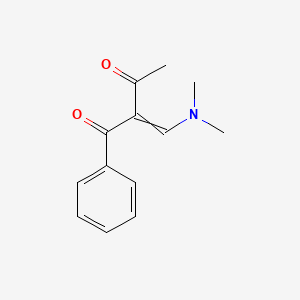 molecular formula C13H15NO2 B8319667 2-(Dimethylaminomethylene)-1-phenyl-1,3-butanedione 