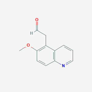 (6-Methoxyquinolin-5-yl)acetaldehyde