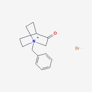 molecular formula C14H18BrNO B8319716 1-Benzyl-3-oxoquinuclidinium bromide CAS No. 10315-08-9