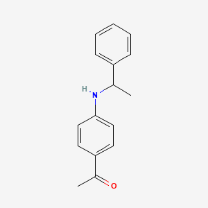 p-Acetyl-N-(alpha-methyl benzyl) aniline