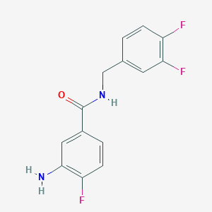 3-Amino-N-(3,4-difluorobenzyl)-4-fluorobenzamide