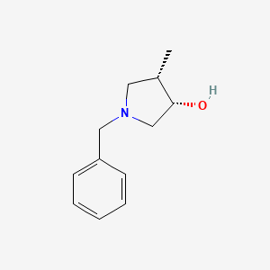 cis-1-Benzyl-3-hydroxy-4-methylpyrrolidine