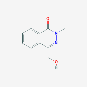 molecular formula C10H10N2O2 B8319932 4-hydroxymethyl-2-methyl-1(2H)-pthalazinone 