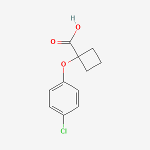 1-(4-Chlorophenoxy)cyclobutanecarboxylic Acid