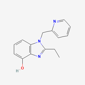2-ethyl-1-pyridin-2-ylmethyl-1H-benzoimidazole-4-ol