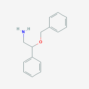molecular formula C15H17NO B8320145 beta-(Benzyloxy)benzeneethanamine 