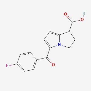5-(4-Fluorobenzoyl)-2,3-dihydro-1H-pyrrolizine-1-carboxylic acid