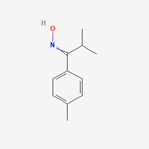 molecular formula C11H15NO B8320151 1-(4-Methylphenyl)-2-methyl-1-propanone oxime 
