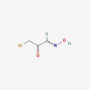 molecular formula C3H4BrNO2 B8320215 beta-Bromopyruvaldoxime 
