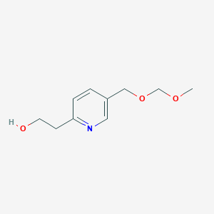 2-(5-Methoxymethoxymethyl-2-pyridyl)ethanol