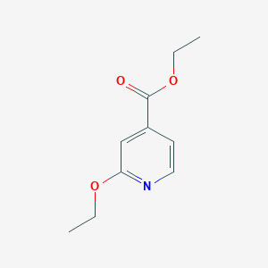 molecular formula C10H13NO3 B8320316 Ethyl 2-ethoxypyridine-4-carboxylate 