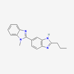 2,5'-Bi-1H-benzimidazole, 1-methyl-2'-propyl-