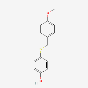 4-(4-Methoxybenzylthio)phenol