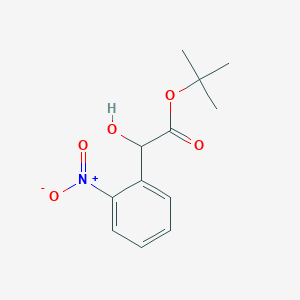 molecular formula C12H15NO5 B8320501 t-Butyl 2-nitromandelate 